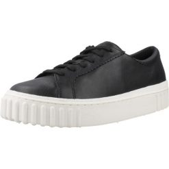 Buty CLARKS MAYHILL WALK Czarny. Czarne obuwie trekkingowe damskie Clarks, ze skóry, bez zapięcia. Za 382.99 zł.