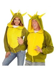 Carnival Party Kurtka kostiumowa "Dragon" w kolorze zielono-żółtym rozmiar: S/M. Zielone kurtki damskie Carnival Party, m, bez wzorów, bez kaptura. Za 69.99 zł.