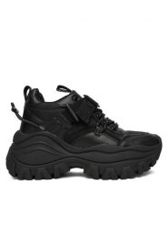 Buffalo Sneakersy Lola lace Up Com Lo 1636503 Czarny. Czarne obuwie sportowe damskie Buffalo, ze skóry, bez zapięcia. Za 479.99 zł.