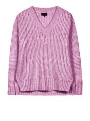 Herrlicher Sweter w kolorze różowym rozmiar: XL. Różowe swetry klasyczne damskie Herrlicher, xl, ze splotem, bez kołnierzyka. Za 122.96 zł.