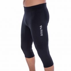 Unisex spodnie neoprenowe 3/4 FIT 2 mm. Czarne kombinezony damskie AGAMA, s, bez wzorów, z materiału, sportowe, bez kołnierzyka, bez ramiączek. Za 173.11 zł.