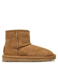 Mjuka Śniegowce Kellers NKELL201G Brązowy. Brązowe śniegowce damskie Mjuka, ze skóry. Za 449.99 zł.