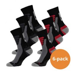 Skarpety turystyczne Xtreme 6-pack Multi Czarny. Czarne skarpetki damskie XTREME SOCKSWEAR, bez wzorów. Za 194.99 zł.
