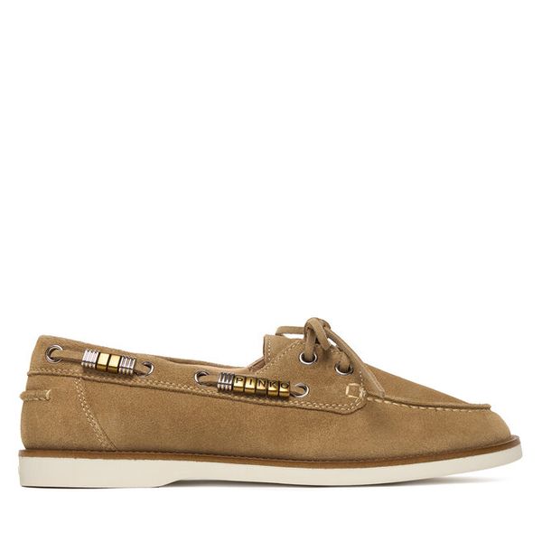 Mokasyny PINKO. Brązowe mokasyny damskie Pinko, bez obcasa. Za 842.99 zł.