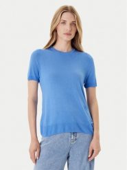 Calvin Klein Sweter LV044A307G Szary Regular Fit. Szare swetry klasyczne damskie Calvin Klein, xxs, z wiskozy, bez kołnierzyka. Za 239.99 zł.