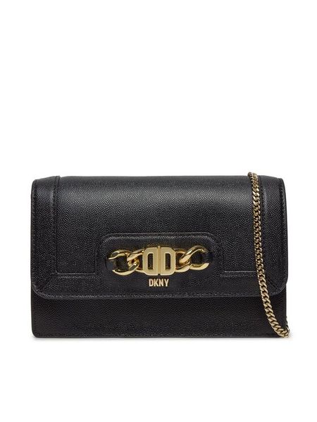 DKNY Torebka Valencia R34GHB35 Czarny. Czarne torebki wieczorowe damskie DKNY, bez wzorów, ze skóry, bez dodatków. Za 1,319.00 zł.