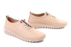 T.SOKOLSKI OG 4000 BEIGE beżowy, półbuty damskie. Brązowe półbuty damskie T.Sokolski, bez wzorów, ze skóry, bez obcasa, bez zapięcia. Za 199.99 zł.