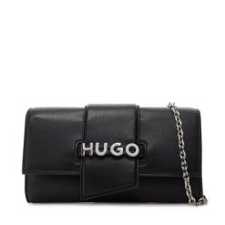 Torebka HUGO. Czarne torebki wieczorowe damskie Hugo, bez wzorów, bez dodatków. Za 329.99 zł.