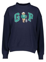 GAP Bluza w kolorze granatowym rozmiar: L/XL. Niebieskie bluzy damskie GAP, l, bez wzorów, bez kaptura. Za 149.95 zł.