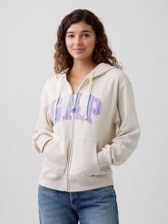 GAP Bluza w kolorze kremowym rozmiar: M. Brązowe bluzy damskie GAP, m, bez wzorów, bez kaptura. Za 133.29 zł.