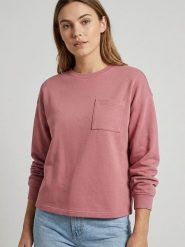 MOSS COPENHAGEN Bluza "Illiana" w kolorze szaroróżowym rozmiar: L/XL. Różowe bluzy damskie Moss Copenhagen, l, bez wzorów, bez kaptura. Za 144.95 zł.