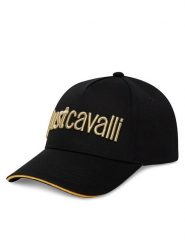Just Cavalli Czapka z daszkiem 78RAZK30 ZG192 Czarny. Czarne czapki z daszkiem damskie Just Cavalli, bez wzorów, z bawełny. Za 129.99 zł.