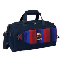 Oficjalna torba sportowa FC Barcelona 2026/27. Niebieskie torby sportowe safta, bez wzorów, z materiału, duże. Za 276.11 zł.