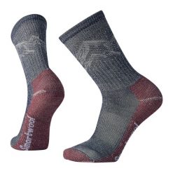 Skarpety trekkingowe Smartwool Classic Hike Light Cushion Mountain Pattern Crew. Niebieskie skarpetki damskie Smartwool, bez wzorów, z wełny. Za 83.99 zł.