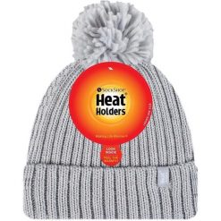 Zimowy Kapelusz Damski Arden Jasnoszary z Wolmixu. Szare kapelusze damskie HEAT HOLDERS, bez wzorów, eleganckie. Za 166.99 zł.