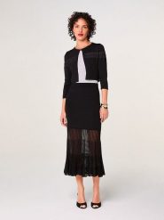 Rodier Spódnica w kolorze czarnym rozmiar: S. Czarne spódnice damskie Rodier, na co dzień, s, bez wzorów, midi. Za 404.99 zł.