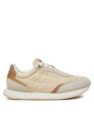 Tommy Hilfiger Sneakersy Essential Runner FW0FW08332 Écru. Obuwie sportowe damskie Tommy Hilfiger, z materiału, bez zapięcia. Za 219.99 zł.