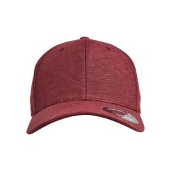 Czapka Flexfit natural. Czerwone czapki z daszkiem damskie FLEXFIT, bez wzorów, z bawełny. Za 88.90 zł.