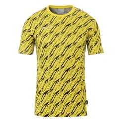 Koszulka Uhlsport Progressive 28. Czarne koszulki damskie Uhlsport, bez wzorów, z materiału, bez kołnierzyka, bez ramiączek. Za 163.50 zł.