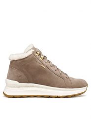 Geox Sneakersy D Spherica Actif X2 D56WPA 00022 C6029 Brązowy. Brązowe obuwie sportowe damskie Geox, ze skóry, bez zapięcia. Za 499.99 zł.