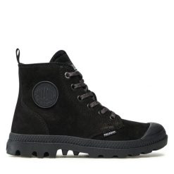 Trapery Palladium. Czarne trapery damskie Palladium, bez zapięcia. Za 409.99 zł.