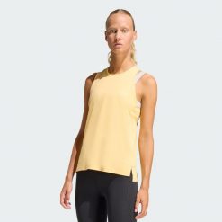 Adi365 CLIMACOOL Tank. Brązowe obuwie sportowe damskie Adidas, bez zapięcia, do biegania. Za 129.00 zł.