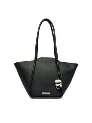 KARL LAGERFELD Torebka B3W30116 Czarny. Czarne shopper bag KARL LAGERFELD, ze skóry, bez dodatków. Za 999.99 zł.