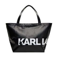 Torebka KARL LAGERFELD. Czarne torebki klasyczne damskie KARL LAGERFELD, bez dodatków. Za 499.99 zł.