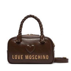 Torebka LOVE MOSCHINO. Brązowe torebki klasyczne damskie Love Moschino, bez dodatków. Za 949.99 zł.