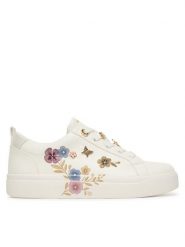 Aldo Sneakersy Springflowers 14295810 Biały. Białe obuwie sportowe damskie ALDO, ze skóry, bez zapięcia. Za 419.99 zł.