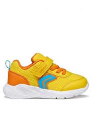 Geox Sneakersy B Sprintye Boy B454UC 01454 C0578 Żółty. Żółte buty sportowe chłopięce Geox, z materiału, bez zapięcia. Za 179.99 zł.