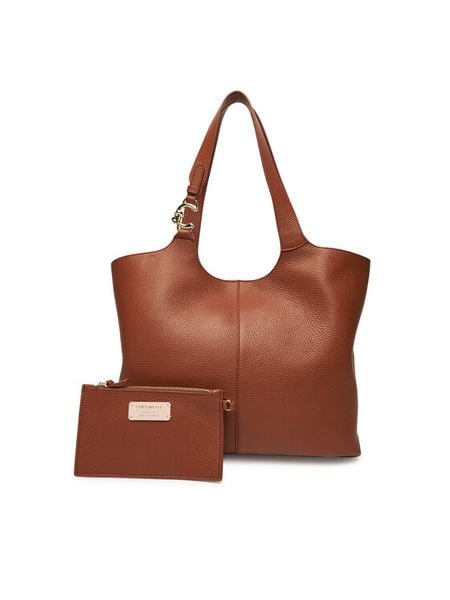 Coccinelle Torebka SHA Coccinelle C-Easy E1 SHA 11 01 01 Brązowy. Brązowe torebki klasyczne damskie Coccinelle, ze skóry, bez dodatków. Za 979.00 zł.