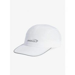 Czapka z daszkiem do biegania Inov-8 Active Cap. Białe czapki z daszkiem damskie Inov-8, bez wzorów. Za 96.99 zł.