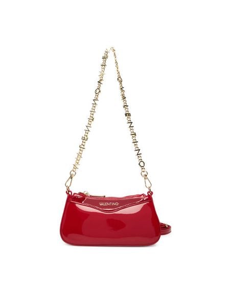 Valentino Torebka Elly VBS9IP13VER Czerwony. Czerwone listonoszki damskie Valentino, bez wzorów, ze skóry, bez dodatków. Za 275.99 zł.