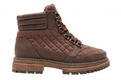 Buty zimowe damskie Roxy Qwinn trapery. Brązowe trapery damskie Roxy, na zimę, z materiału, bez zapięcia. Za 247.49 zł.