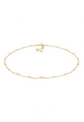 Elli Damski naszyjnik Choker elegancki, regulowany ze słodkowodną perłą, pozłacane srebro 925 Sterling Silver Naszyjniki 1 ct. Szare naszyjniki damskie Elli, z perłą, pozłacane. Za 343.39 zł.