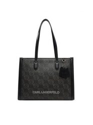 KARL LAGERFELD Torebka A2W30190 Czarny. Czarne torebki klasyczne damskie KARL LAGERFELD, ze skóry, bez dodatków. Za 699.99 zł.