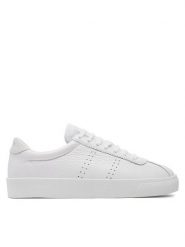 Superga Sneakersy Club S Comfort Leather 2843 S7126CW Biały. Białe obuwie sportowe damskie Superga, ze skóry, bez zapięcia. Za 289.99 zł.