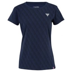 Koszulka damska Tecnifibre Graphique 2024. Niebieskie bluzki damskie TECNIFIBRE, bez wzorów, sportowe, bez kołnierzyka, bez ramiączek. Za 154.50 zł.