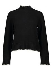 GAP Sweter w kolorze czarnym rozmiar: XXL. Czarne swetry klasyczne damskie GAP, xxl, bez kołnierzyka. Za 87.81 zł.