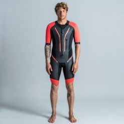 Kombinezon do Swimrun z neoprenu 4/2 mm Unisex. Czarne kombinezony damskie NABAIJI, m, bez wzorów, z neoprenu, sportowe, bez kołnierzyka, bez ramiączek. Za 899.99 zł.