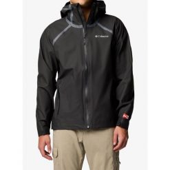 Kurtka przeciwdeszczowa Columbia Reign No Shine Jacket. Czarne kurtki damskie UVEX, bez wzorów, bez kaptura. Za 692.99 zł.