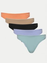 Calvin Klein Underwear Komplet 5 par stringów 000QD5250E Kolorowy. Komplety bielizny Calvin Klein Underwear, bez wzorów, z bawełny. Za 189.99 zł.