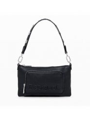 Desigual Torebka Monic 24WAYP02 Czarny. Czarne torebki klasyczne damskie Desigual, ze skóry, bez dodatków. Za 219.99 zł.