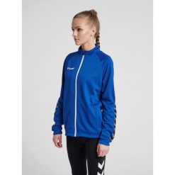 Kurtka damska Hummel Zip hmlAUTHENTIC Poly. Niebieskie kurtki damskie Hummel, na wiosnę, l, bez wzorów, z dzianiny, bez kaptura. Za 177.90 zł.