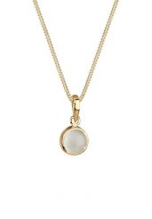 Elli Damski wisiorek okrągły z kamieniem księżycowym srebro 925 Sterling Silver Naszyjniki 1 ct. Szare naszyjniki damskie Elli, z kamieniem księżycowym, srebrne. Za 233.99 zł.