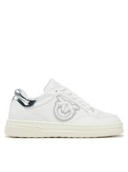 PINKO Sneakersy Mandy 11 SS0077 P014 Biały. Białe obuwie sportowe damskie Pinko, ze skóry, bez zapięcia. W wyprzedaży za 629.99 zł.