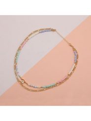 Heliophilia Naszyjnik z elementem ozdobnym - dł. 42 cm rozmiar: onesize. Żółte naszyjniki damskie Heliophilia, metalowe. Za 34.99 zł.