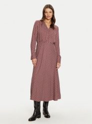 Tatuum Sukienka koszulowa Debera T2422.197B Czerwony Regular Fit. Czerwone sukienki damskie TATUUM, bez wzorów, z wiskozy, bez ramiączek. Za 239.99 zł.