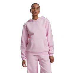 Bluza damska z kapturem Urban Classics. Czerwone bluzy damskie Urban Classics, bez wzorów, z kapturem. Za 214.00 zł.